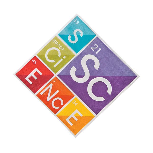 Fun Express - Science Party Luncheon Napkins (16pc) for Birthday - Party Supplies - Print Tableware - Print Napkins - Birthday - 16 Pieces