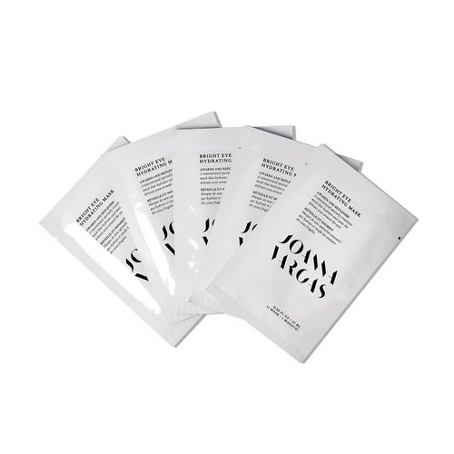 Joanna Vargas Bright Eye Hydrating Mask. Concentrated Ultra-Luxe Bamboo Hydration Sheet Masks Target Dark Circles, Expression Lines and Skin Tone. 5 Sheets (0.35 oz/sheet)