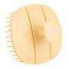 Tangols Triple-Fold Elastic Hair Shampoo Brush with Flexible-Soft Bristles, Promotes Hair Growth & Dandruff Removal, Scalp Exfoliator Scrubber Massager for all Hair Types, Unisex Adults, Kids (Yellow)