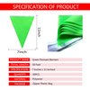 TSMD Solid Green Pennant Banners Flags String DIY Bunting Flags,Party Decorations for Grand Opening,Kids Birthday,Party Events Celebration