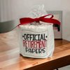 Special Occasion Embroidered Toilet Paper (Official Retirement Papers)