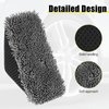 3 PCS Tire Shine Applicator Sponges, Microfiber Tire Brightener Applicator Pad Durable and Reusable Tires Dressing Applicators Pad, Tires Applicator-Pad for Car Detailing Cleaning Sealant Conditioner