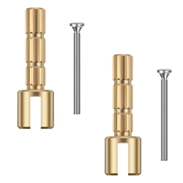 Dreyoo 2 Pack Stem Adapter, Replacement for 970-0770 Plumbing Equipment Compatible with Pfister Securepfit Trims, Shower Handle Stem Extension Tub and Faucet Accessories Valve Extender Trim Repair
