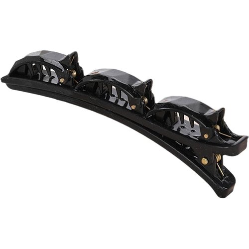 Black Braided Hair Clips for Women, Multi Clip Hair Barrette, Hair Sectioning Clips, Duckbill Clip Hair Barrettes for Women Styling Sectioning, Hair Clips, Clips and Barrettes
