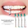 Replacement Brush Heads Compatible with Oral-B-Braun– Floss Action - Pack of 4 Generic Electric Toothbrush Replacement Heads