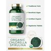 Carlyle Organic Chlorella Spirulina Tablets | 1300 Count | 50/50 Blend | Non-GMO and Gluten Free