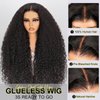 Arabella 5x6 Wear and Go Glueless Wigs Human Hair 210% Density Lace Front Wigs Human Hair 100% Deep Curly Wave Wigs Pre Cut Lace 12a Real Pre Bleached New Body Wave Wig(20inch, 5X6 Deep Curly Wig)