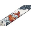 Levy's Leathers 2" Wide Polyester Guitar Strap with Genuine Leather Ends; Koi Fish Motif (MPD2-016)