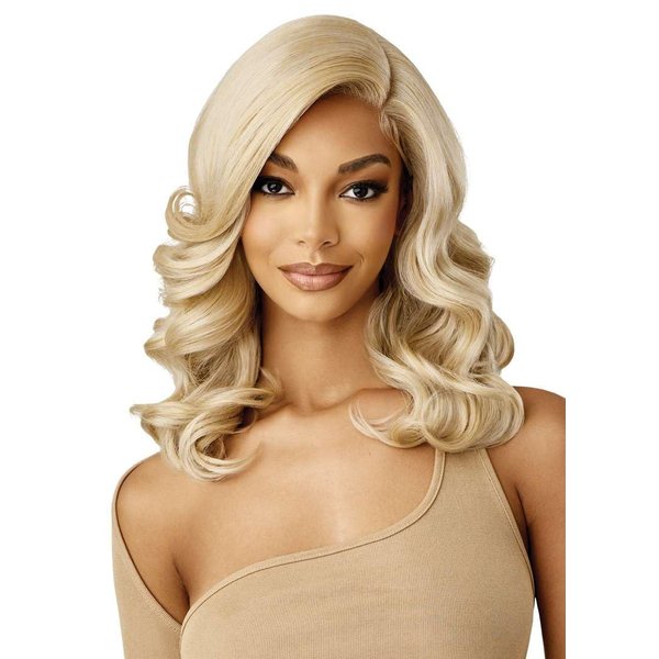 Outre Lace Front Wig - Sleeklay Part - Deep C Lace Part - Aluna (SOFT BLONDE)
