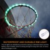 Waybelive LED Basketball Hoop Lights, Remote Control Basketball Rim LED Light, 16 Color Change by Yourself, Waterproof, Super Bright to Play at Night Outdoors, Good Gift for Kids, 2 Pack