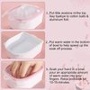 Nail Soaking Bowl Acetone Proof,Soak Off Bowl for Acrylic Nails Remover,Manicure Bowl for Home and Salon