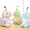 VHYHCY Stuffed Animal Plush Toys, Cute Dinosaur Toy, Soft Dino Plushies for Kids Plush Doll Gifts for Boys Girls (Colorful, 9 Inch)