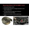 Heat Shield Sleeve Fuel Line Heat Shield Auto Hose Spark Plug Wire Cover Protectors Boots Roll 2500 Degree for Car&Auto Wire Loom Brake Cable (1" IDX10', Titanium)