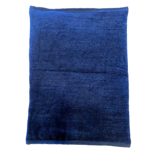 Microwavable Heating Bag, Rice Filled, Plush Velour Cover, Natural, No Scents Added, Handcrafted in The USA, Back, Neck Pain, Arthritis, Cramps (Navy Travel Size)