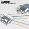 EDGELEC 100pcs 220 ohm Resistor 1/2w (0.5Watt) ±1% Tolerance Metal Film Fixed Resistor, Multiple Values of Resistance Optional