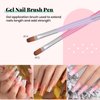 Beetles Gel Nail Brush, 7Pcs Nail Art Brushes, Nail Art Tips Nail Brushes for Nail Art Nail Painting Brush Pen Set for Home and Salon Use Decoration
