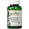 Swanson Blackstrap Molasses - Natural Iron Supplement Promoting Healthy Skin - Premium Wellness Formula - (120 Capsules, 29mg Each)