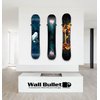 SkateHoarding Wall Bullet Snowboard Wall Mount Display Hanger Rack