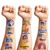 Generic American Flag Temporary Tattoos Labor Stickers Independence Day Decorations Decor Party Supplies Favors Gifts for Kids Adults Home Office