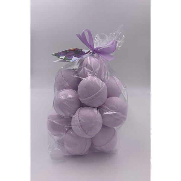 SpaPure FRENCH LILAC Bath Bombs - 14 Bath Fizzies with Shea Butter, Ultra Moisturizing (12 Oz) ...Great for Dry Skin (French Lilac FBA)
