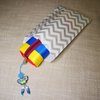 CuteBox Company 5" x 7" Chevron Pattern Flat Paper Gift Bags 100pcs for Retail, Packaging, Party Favors, Merchandise, Crafts, Handmade Goods, Arts and Crafts, Outdoor Events, Holidays, Weddings