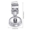Shower Hand Held Holder Adjustable Suction Cup Shower Head Holder Universal Mounting Bracket Plastic ABS with Chrome Polished for Marble Glass Metal Ceramic (1, Silver Wrench)
