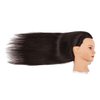 Training Head 26"-28" Mannequin Head Hair Styling Manikin Cosmetology Doll Head Synthetic Fiber Hair Hairdressing Training Model Free Clamp (1711LB0220)