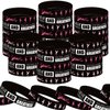 ATSMOICY 48 Pieces Ballet Party Wristbands Rubber Bracelets - Ballet Dance Birthday Party Favors Supplies Decorations Girl Party Goodie Bag Favor Stuffer Stretchable Silicone Wristband