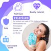 2 Pcs Honeycomb Exfoliating Glove Bath Mitt Body Spa Scrubber, Honeycomb Exfoliator Glove for Body Shower, Honeycomb Exfoliator Scrubber Sponge Shower Loofah, Quick Drying