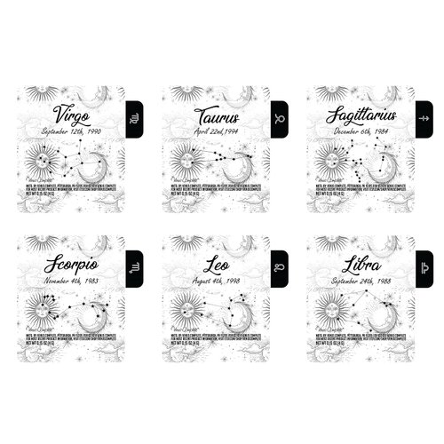 Zodiac Lip Balms | All-Natural Beeswax Lip Balm