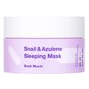 TIAM Snail&Azulene Sleeping Mask, Snail Cream, Hydrating Cream for Face with Snail Secretion Filtrate, Repair Damaged Skin, Snail Mucin, Sensitive Skin, 2.7 Fl.Oz