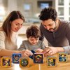 3D Puzzle Nightlight-DIY LED Light Wooden Puzzle-Art Lamp and Craft Kits for Kids and Adults-Birthday Gifts Toys-Home Desk Decor Family Game (Autumn Forest)