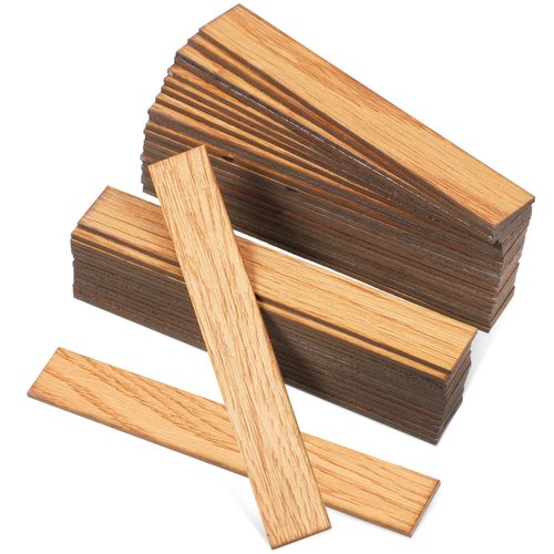 Vaguelly 40pcs Miniature Dollhouse Flooring, Mini Wooden Floor Boards 1:12 Scale Rectangular Tiles Geometric Bamboo Doll House Furniture Model for Dollhouse Supplies