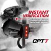 OPT7 7 Pin to 4 Pin Trailer Adapter with LED Tester Light, 7 Way Blade to 4 Way Flat LED Trailer Light Adapter for Trailer Tow Hitch and Redline LED Tailgate Light Bar with Secure Tab