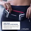 Fitletic Modern Sports Running Belt For Men & Women – Water Resistant Pouch - Fits All Smart Phones- Lightweight, Low Profile Design –Lycra Coated With Inner Card Organizer Pocket