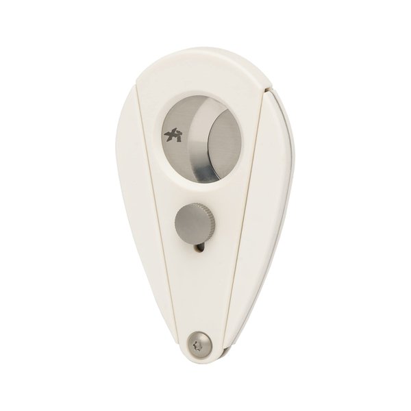 Xikar Xi2 Cigar Cutter with 440 Stainless Steel Blades with Rockwell C Rating of 57, Pearl White