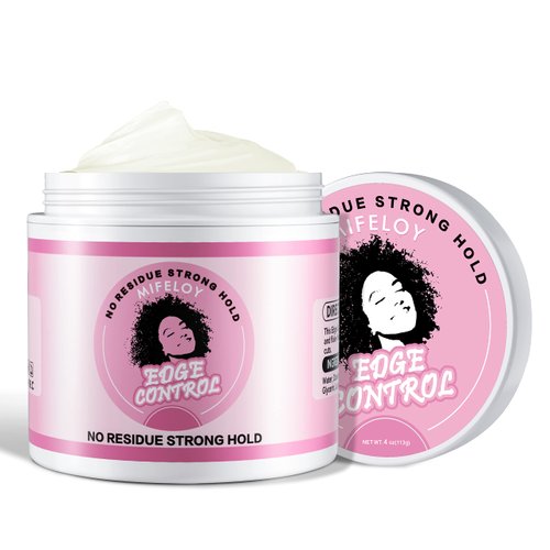 Edge Control Wax Pomade 4 oz, Smoothing Flyaways and Taming Frizz, Strong Hold Non-Greasy Slick Back Hair Gel for Women, Bed Head Waxes for Wigs