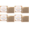 Old Whaling Co Oatmeal Milk and Honey Handmade Bar Soap 4 Pack – Face, Hand and Body Wash - Moisturizing Olive Oil Bath Soap – Sweet Almond and Vanilla Scent, 5 oz Each