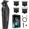 JAMAKY Hair Trimmer for Men, Zero Gap Beard Trimmer, T Blade Trimmer for Men, Rechargeable, Type-C, Home, Black
