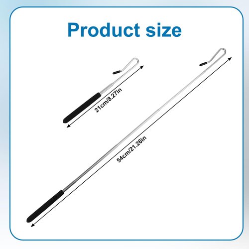 2pcs Puppet Handles Arm Control Rods, Premium Stainless Steel Professional Hand Puppet Arm Rods Metal Puppet Stick Accessory Easy to Use Puppet Arm Rods Practical Tools for SML Jeffy Puppets