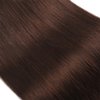 Color #4 Bundles Dark Brown Straight Human Hair Bundles Color #4 Straight Bundles Human Hair 3 Bundles 10 10 10 Inch Chocolate Brow Bundles Remy Hair Extensions