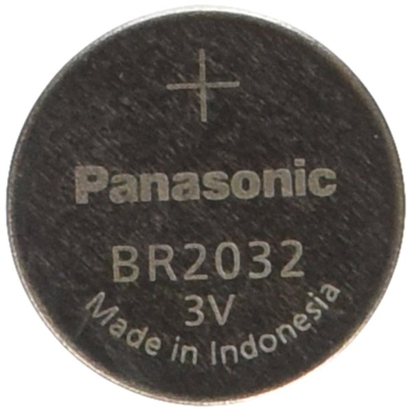 1 X PANASONIC BATTERIES - BR2032 - LITHIUM BATTERY, 3V, COIN CELL