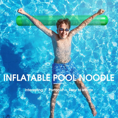 Pool Inflatable Sticks 41.3 Inch Pool Noodles PVC Swimming Noodles Colorful Inflatable Pool Noodle Adults Float Water Noodles Outdoor Water Games Toy for Beaches Swimming Pool Party Decor (5 Pieces)