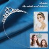 Sibba Princess Crown Tiara Girls Headband Hair Hoop Tiara Rhinestone Crystal Pearl Tiara Tiara Head Crown for Women Girls Wedding Prom Party Costume Christmas Gifts, One Size, Non-Precious Metal, NO