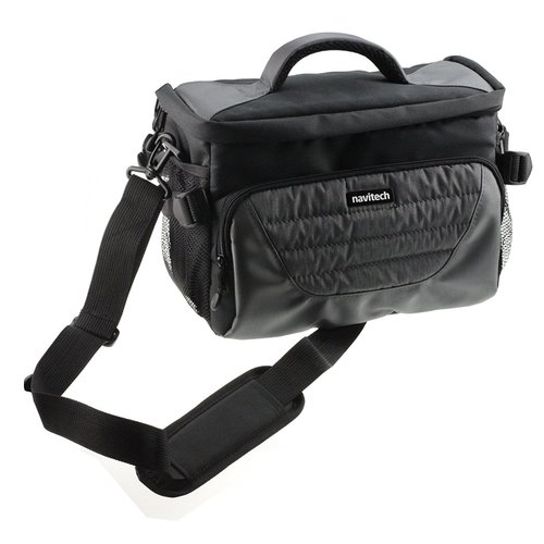 Navitech Grey Camcorder Carry Bag with Shoulder Strap Compatible With Fitiger 2.7" LCD Screen Digital Video Camcorder