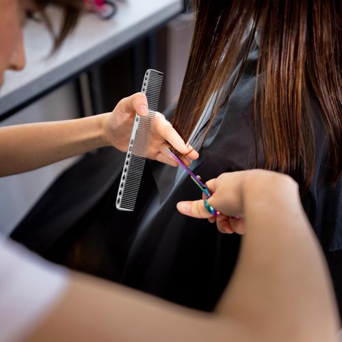 Metal Comb,2 Pcs Professional Aluminum Barber Comb Set Fine Tooth Comb Hair Styling Comb Fine Cutting Comb Anti-static Hairdressing Comb Hair Cutting Combs for Men and Women