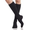 VIM & VIGR Cotton 15-20 mmHg Graduated Compression Socks for Women & Men (Black Solid, Small/Medium (1))