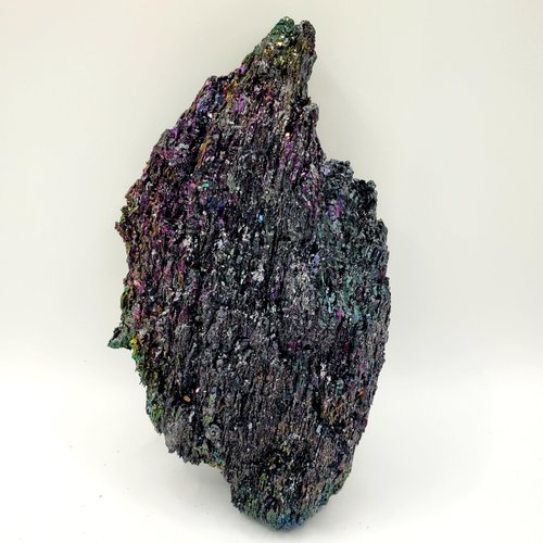 Carborundum Silicon Carbide Rainbow Mineral Specimen - Crystal Healing Reiki Stone Metaphysical Free Formed Chakra - carborundum - Piece #307