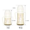 GROSMIMI x KNOTTED Flip Top Spill Proof Sippy Cup, PPSU, BPA Free, Stage 2 Straw for Toddlers (Cream bunny 6oz)