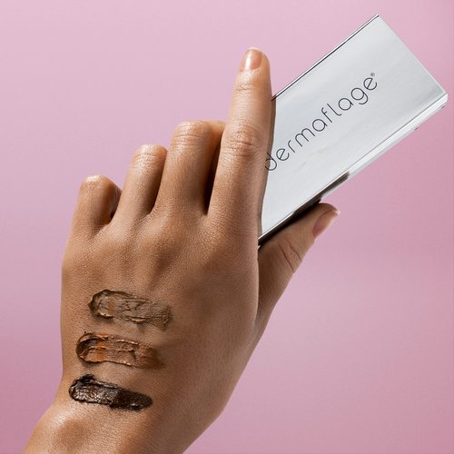 Full Coverage Concealer Palette, Waterproof Concealer Cream, 3 Colors + Brush, by Dermaflage